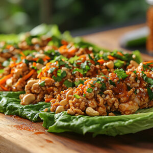 Shanghai Chicken Lettuce Wraps