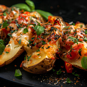Rosemary Parmesan Potato Wedges