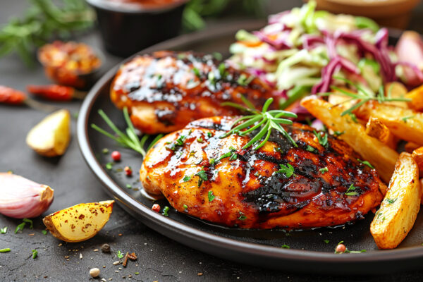 Grilled BBQ Chicken Breast